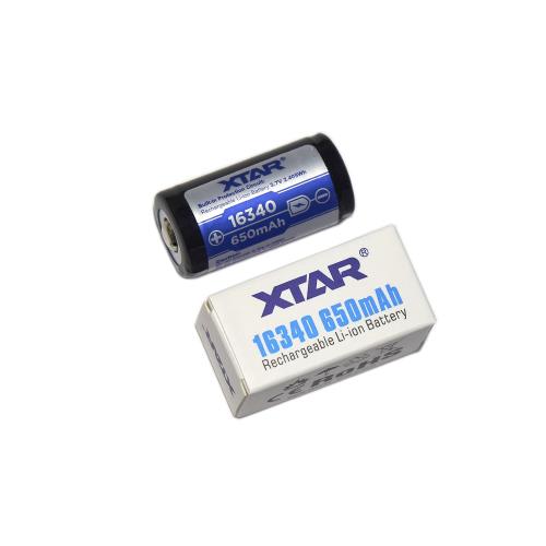 Аккумулятор XTAR 16340 650mAh
